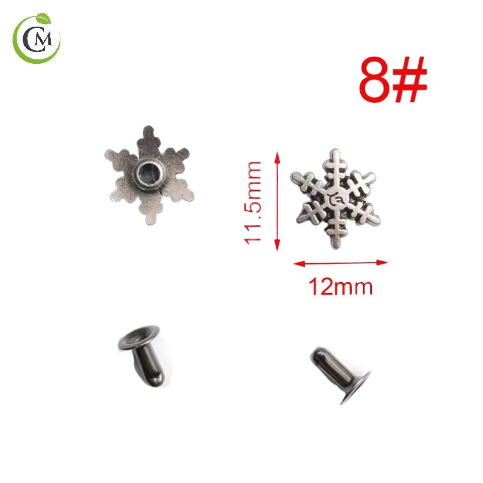 Decorative Metal Rivets for Leather & Craft Projects | Antique Silver Alloy Studs | DIY Craft Supplies