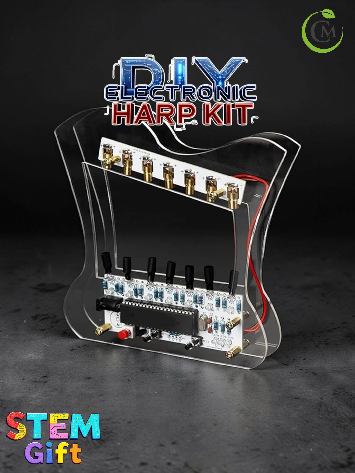 DIY Laser Harp Kit for Beginners | Electronic Soldering Kit, STEM Project, Learn Electronics, Music Science Kit Gift