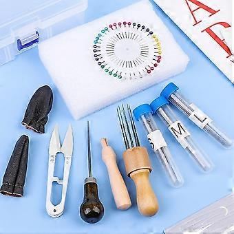 Needle Felting Kit with 60 Needles, Foam Mat & Wooden Handle Tool