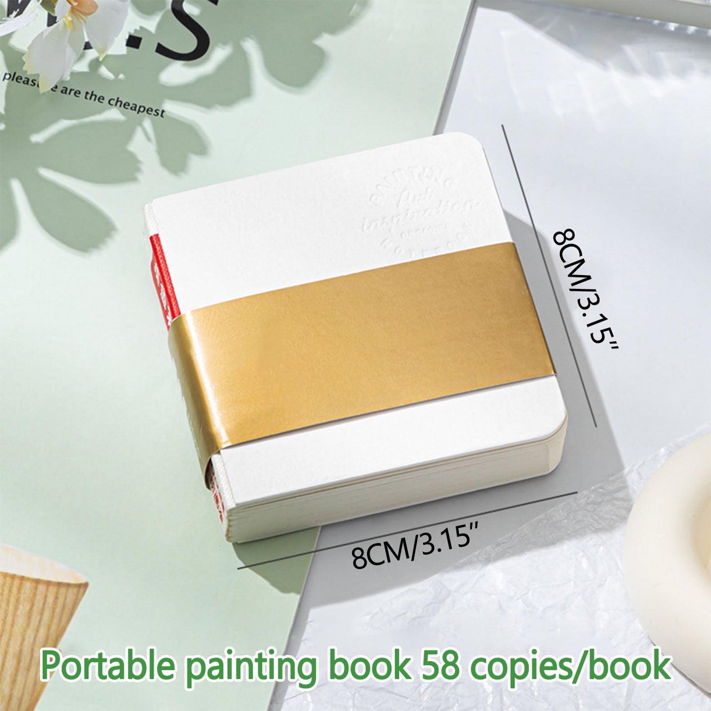 Mini Watercolour Sketchbook Refill Pad