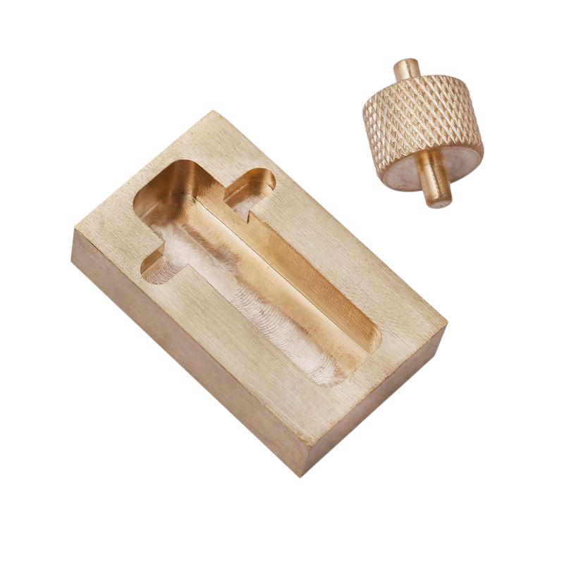 Leather Edge Oil Roller: Brass Applicator Tool for Leathercraft