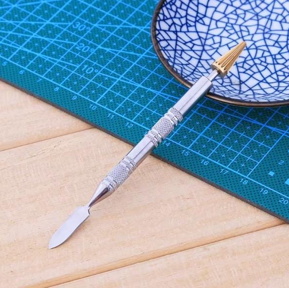 Leather Edge Dye Pen: Dual Head Roller Tool for Leathercraft Finishing