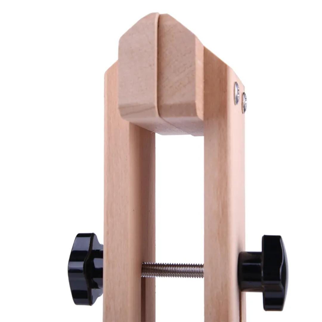 Leather Stitching Pony: Beech Wood Clamp, 180 Adjustable, Foldable