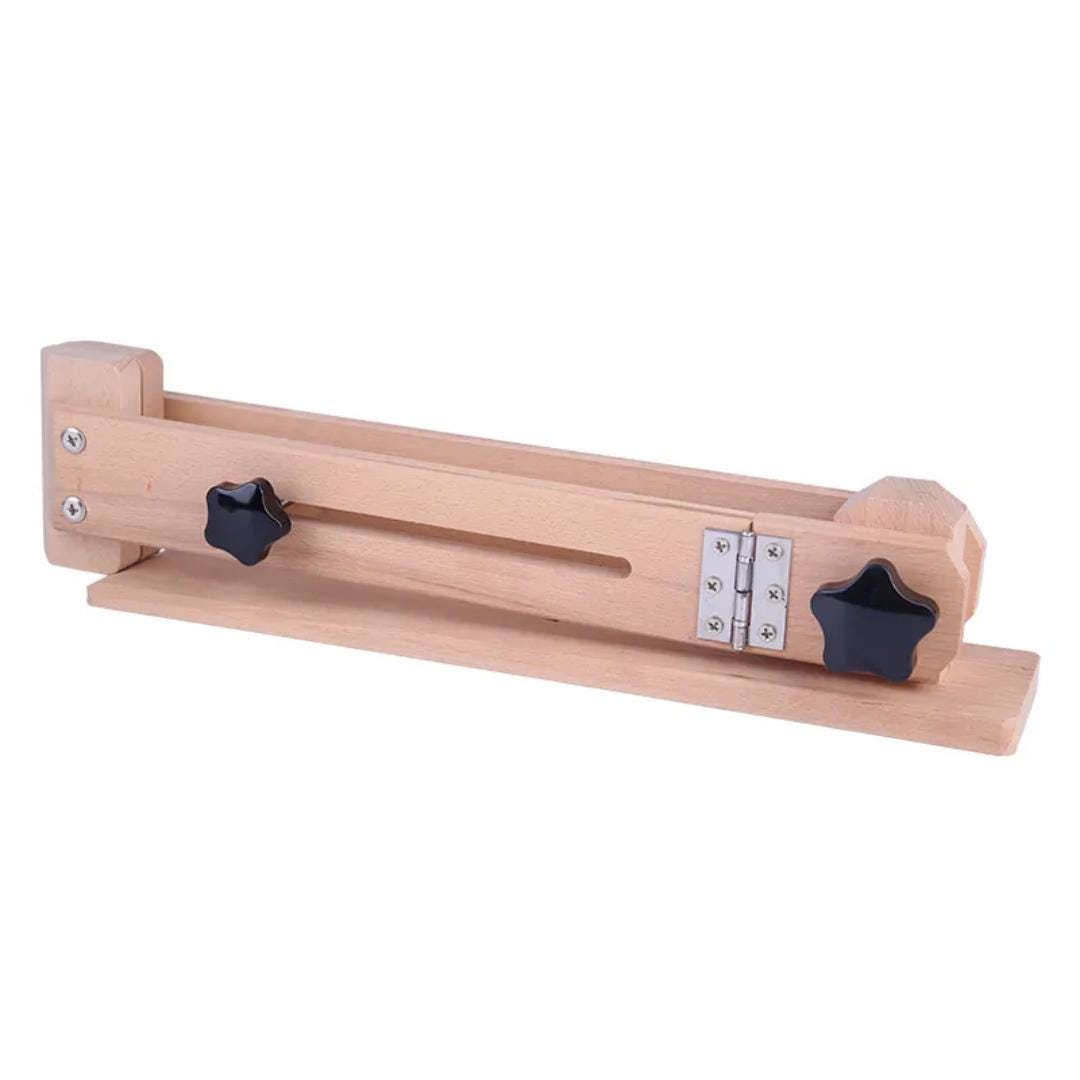 Leather Stitching Pony: Beech Wood Clamp, 180 Adjustable, Foldable