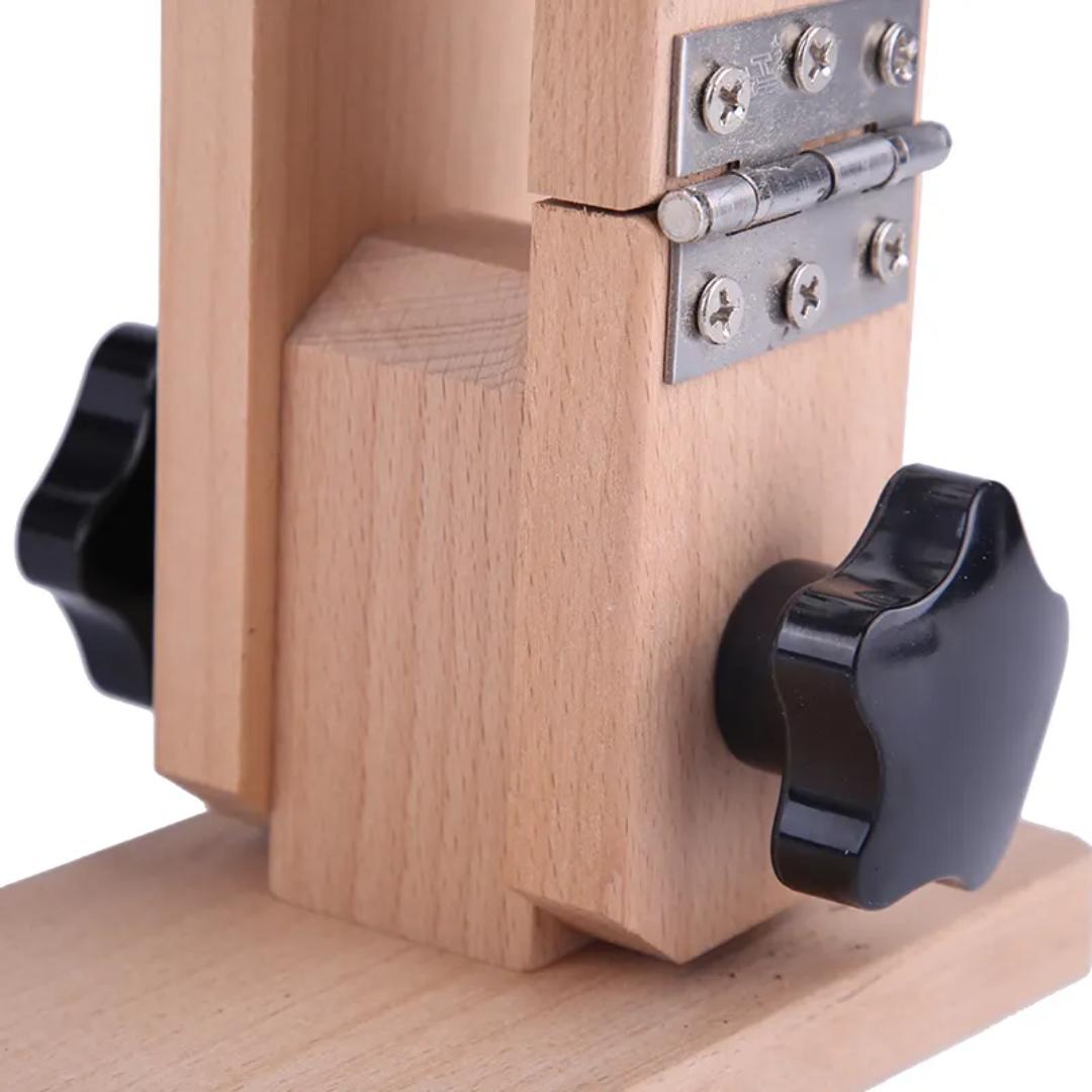Leather Stitching Pony: Beech Wood Clamp, 180 Adjustable, Foldable