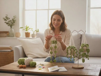Video for Potted Plant Crochet Kit for Beginners