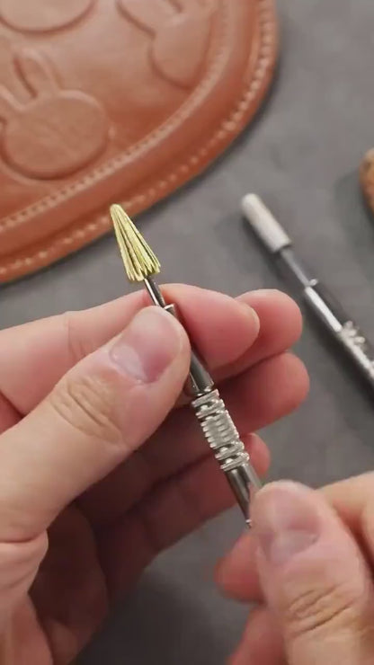 Video for Leather Edge Dye Pen: Dual Head Roller Tool for Leathercraft Finishing