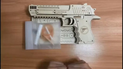 Video for DIY Wooden Puzzle Rubber Band Launcher