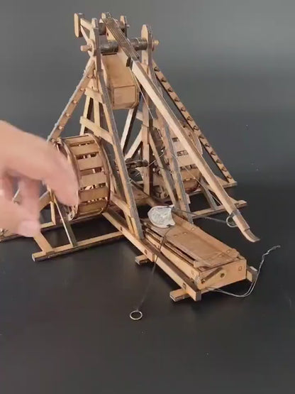 Video for DIY Wooden Trebuchet Model Kit