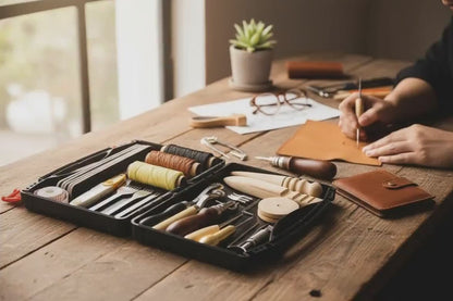 Video for Professional Leather Working Kit with 20 Stamping Tools and Storage Box