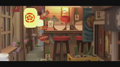 Video for Rolife Sakura Wine Alley Book Nook Kit