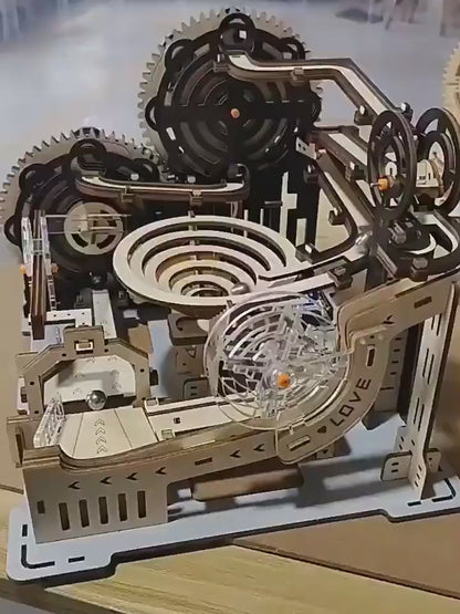 Video for 3D Wooden Puzzle Marble Run