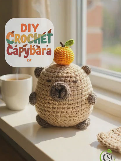 Video for Capybara Crochet Kit - DIY Amigurumi Animal Crochet Kit for Beginners